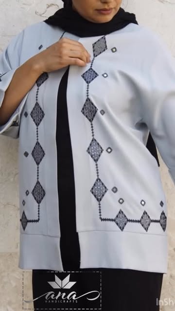 کت مجلسی زنانه دستدوز (خامه دوزی و آیینه دوزی)